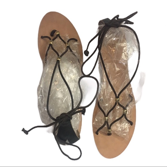 Cornetti Italian Made Wrap Gladiator Sandals Size 36 - Picture 11 of 13